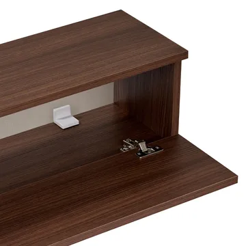Dovren TV-bänk 140x25x25 cm - Valnöt - Möbler - TV- & Mediamöbler - TV-hylla