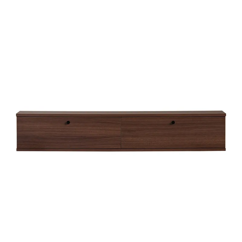 Dovren TV-bänk 140x25x25 cm - Valnöt - Möbler - TV- & Mediamöbler - TV-hylla