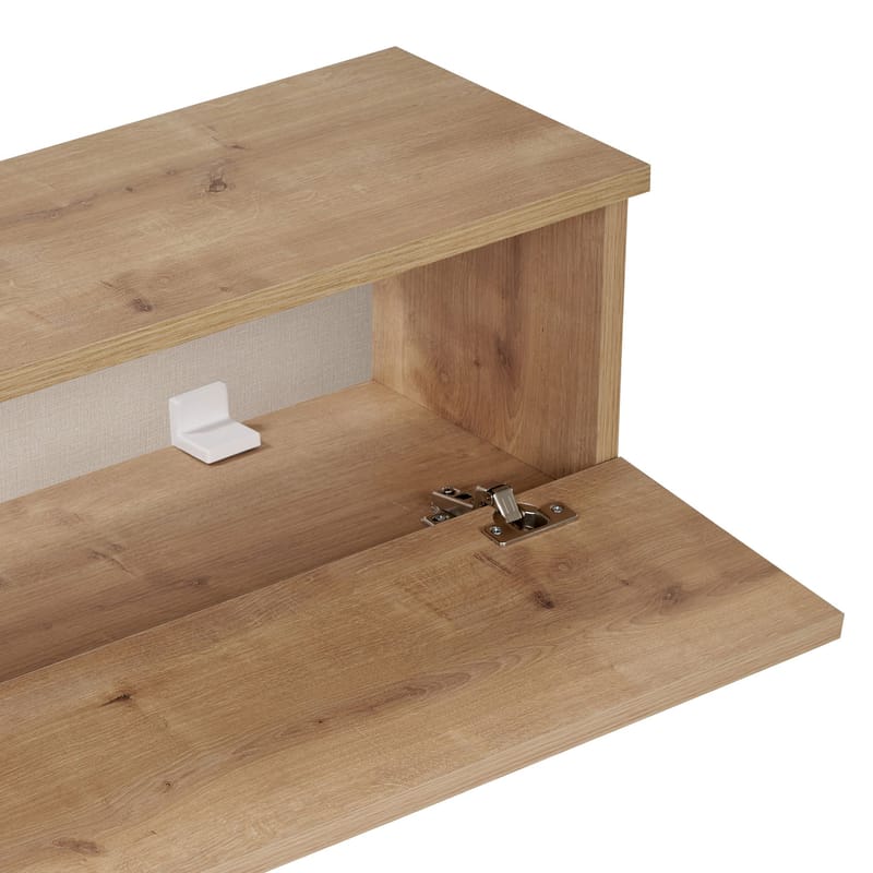 Dovren TV-bänk 160x25x25 cm - Sapphire Oak - Möbler - TV- & Mediamöbler - TV-hylla