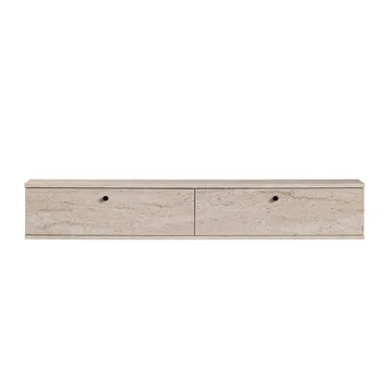 Dovren TV-bänk 160x25x25 cm - Travertin - Möbler - TV- & Mediamöbler - TV-hylla