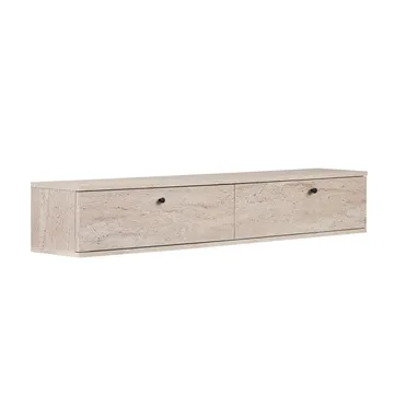 Dovren TV-bänk 160x25x25 cm - Travertin - Möbler - TV- & Mediamöbler - TV-hylla
