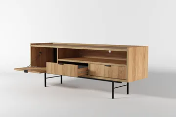 Dravo Tv-Bänk 150 cm - Naturlig hickory - Möbler - TV- & Mediamöbler - TV bänk & mediabänk