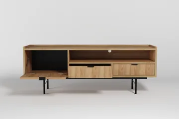 Dravo Tv-Bänk 150 cm - Naturlig hickory - Möbler - TV- & Mediamöbler - TV bänk & mediabänk