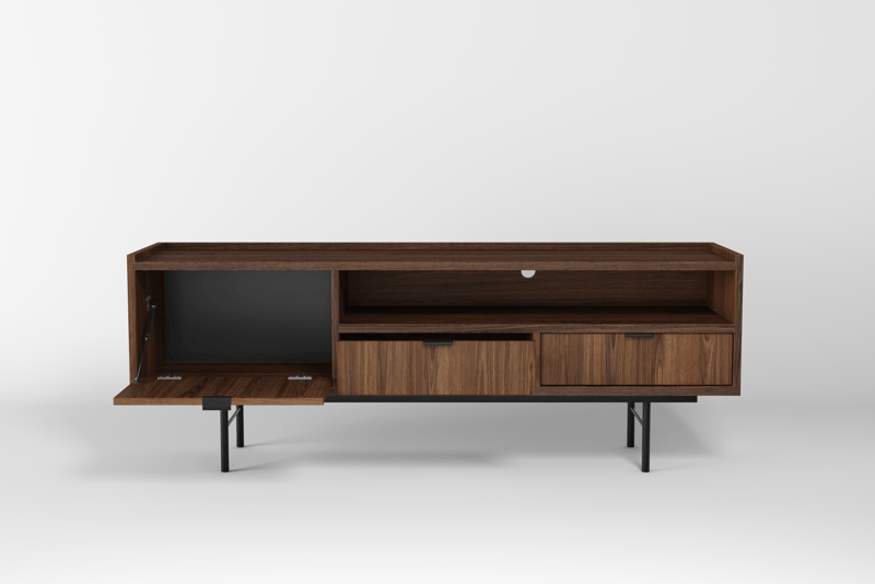 Dravo Tv-Bänk 150 cm - Warmia valnöt - Möbler - TV- & Mediamöbler - TV bänk & mediabänk