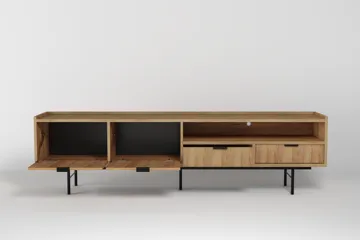 Dravo Tv-Bänk 200 cm - Naturlig hickory - Möbler - TV- & Mediamöbler - TV bänk & mediabänk