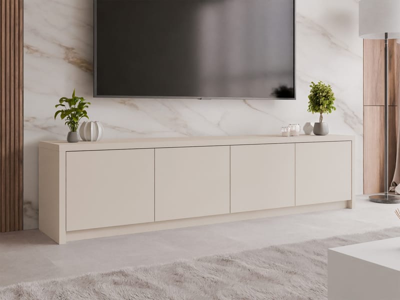 Driva Tv-bänk 198 cm - beige - Möbler - TV- & Mediamöbler - TV bänk & mediabänk