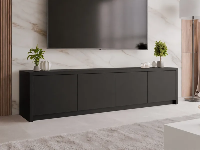 Driva Tv-bänk 198 cm - svart - Möbler - TV- & Mediamöbler - TV-skåp