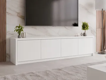 Driva Tv-bänk 198 cm - vit - Möbler - TV- & Mediamöbler - TV-skåp