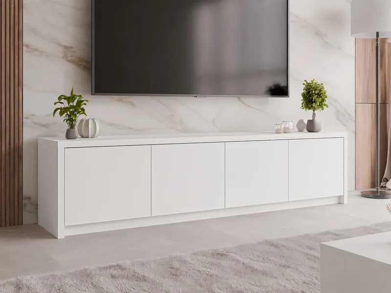 Driva Tv-bänk 198 cm - vit - Möbler - TV- & Mediamöbler - TV-skåp