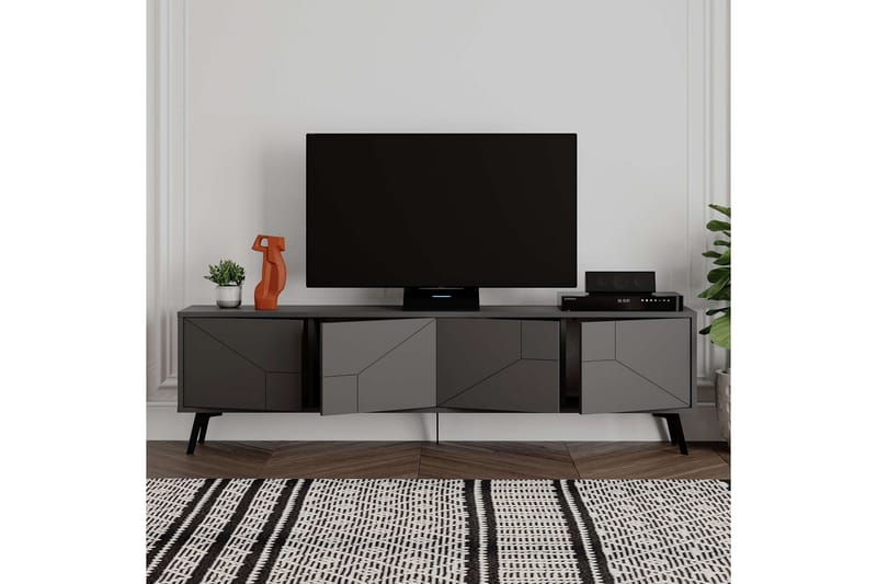 Dune Tv-bänk 180 cm - Antracit - Möbler - TV- & Mediamöbler - TV bänk & mediabänk
