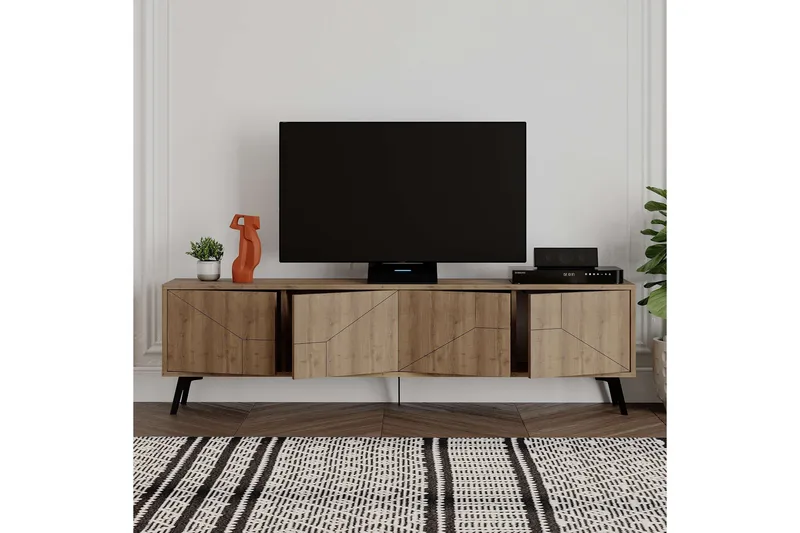 Dune Tv-bänk 180 cm - Brun - Möbler - TV- & Mediamöbler - TV bänk & mediabänk