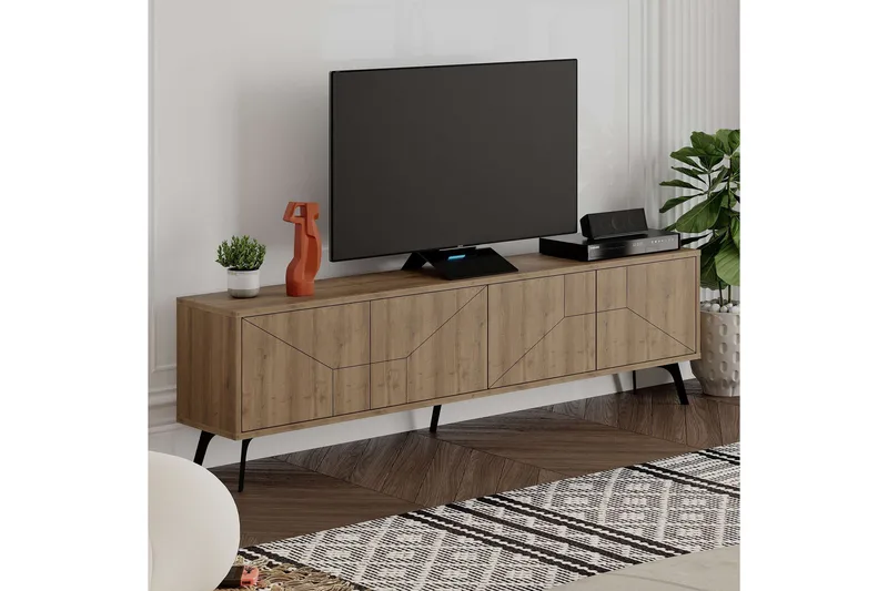 Dune Tv-bänk 180 cm - Brun - Möbler - TV- & Mediamöbler - TV bänk & mediabänk