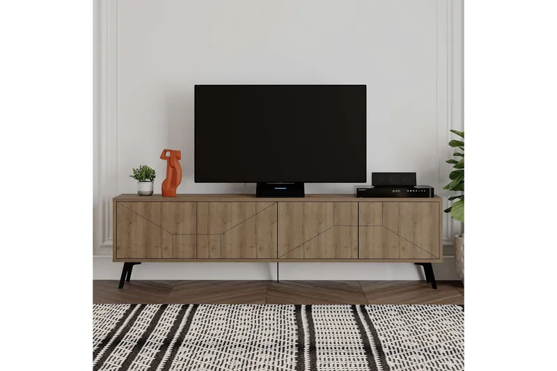 Dune Tv-bänk 180 cm - Brun - Möbler - TV- & Mediamöbler - TV bänk & mediabänk