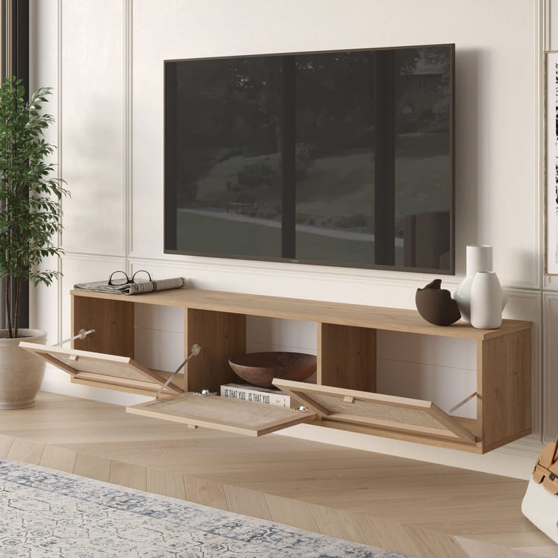 Dune TV-bänk 180x35,6x32 cm - Ek - Möbler - TV- & Mediamöbler - TV bänk & mediabänk