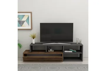 Durusu Tv-bänk 120 cm - Ljusbrun/Antracit - Möbler - TV- & Mediamöbler - TV bänk & mediabänk