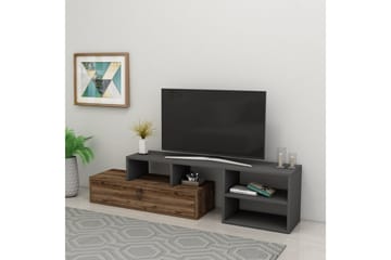 Durusu Tv-bänk 120 cm - Ljusbrun/Antracit - Möbler - TV- & Mediamöbler - TV bänk & mediabänk