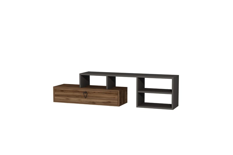 Durusu Tv-bänk 120 cm - Ljusbrun/Antracit - Möbler - TV- & Mediamöbler - TV bänk & mediabänk