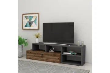 Durusu Tv-bänk 120 cm - Ljusbrun/Antracit - Möbler - TV- & Mediamöbler - TV bänk & mediabänk