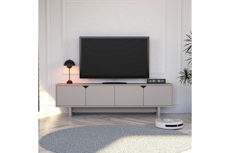 Edrion Tv-bänk 180 cm - Beige - Möbler - TV- & Mediamöbler - TV bänk & mediabänk