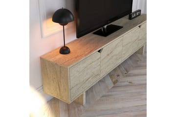 Edrion Tv-bänk 180 cm - Travertine - Möbler - TV- & Mediamöbler - TV bänk & mediabänk