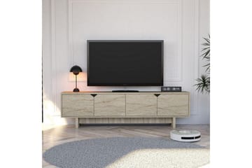 Edrion Tv-bänk 180 cm - Travertine - Möbler - TV- & Mediamöbler - TV bänk & mediabänk