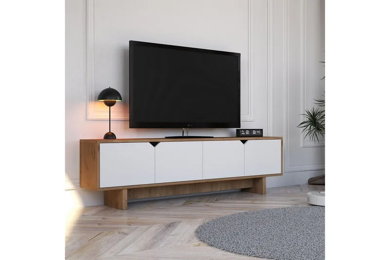Edrion Tv-bänk 180 cm, Vit