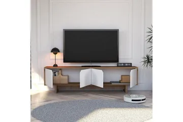 Edrion Tv-bänk 180 cm - Vit - Möbler - TV- & Mediamöbler - TV bänk & mediabänk