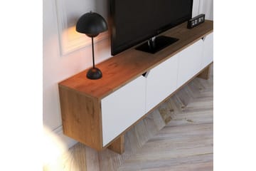 Edrion Tv-bänk 180 cm - Vit - Möbler - TV- & Mediamöbler - TV bänk & mediabänk