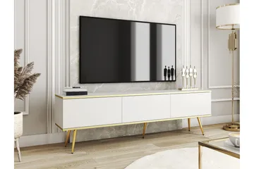 Edson Tv-bänk 175 cm - Vit - Möbler - TV- & Mediamöbler - TV bänk & mediabänk