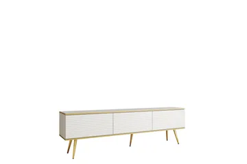 Edson Tv-bänk 175 cm - Vit - Möbler - TV- & Mediamöbler - TV bänk & mediabänk