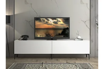 Elspet Tv-bänk 200 cm - Vit - Möbler - TV- & Mediamöbler - TV bänk & mediabänk