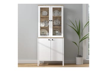 Elvan Bokhylla 83 cm - Natur/Vit - Förvaring - Hylla - Bokhylla