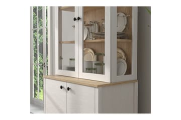 Elvan Bokhylla 83 cm - Natur/Vit - Förvaring - Hylla - Bokhylla