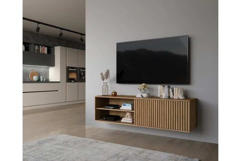 Entsian Tv-bänk 40x40 cm - Brun - Möbler - TV- & Mediamöbler - TV bänk & mediabänk