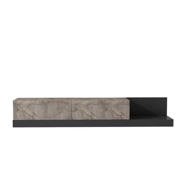 Ervold TV-bänk 180x30x37 cm - Gordion Marble och Anthracite - Möbler - TV- & Mediamöbler - TV bänk & mediabänk