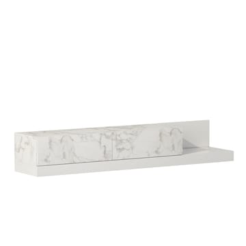 Ervold TV-bänk 180x30x37 cm - Marmo Marble och vitt - Möbler - TV- & Mediamöbler - TV bänk & mediabänk