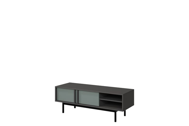 Farshian Tv-bänk 123x43 cm - Grå/Grön - Möbler - TV- & Mediamöbler - TV bänk & mediabänk