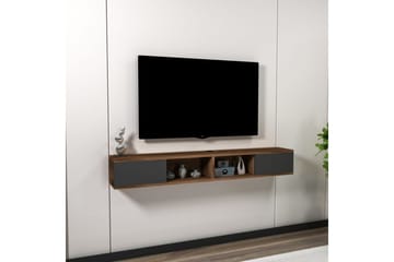 Faval Tv-bänk 140 cm - Valnöt/Antracit - Möbler - TV- & Mediamöbler - TV bänk & mediabänk