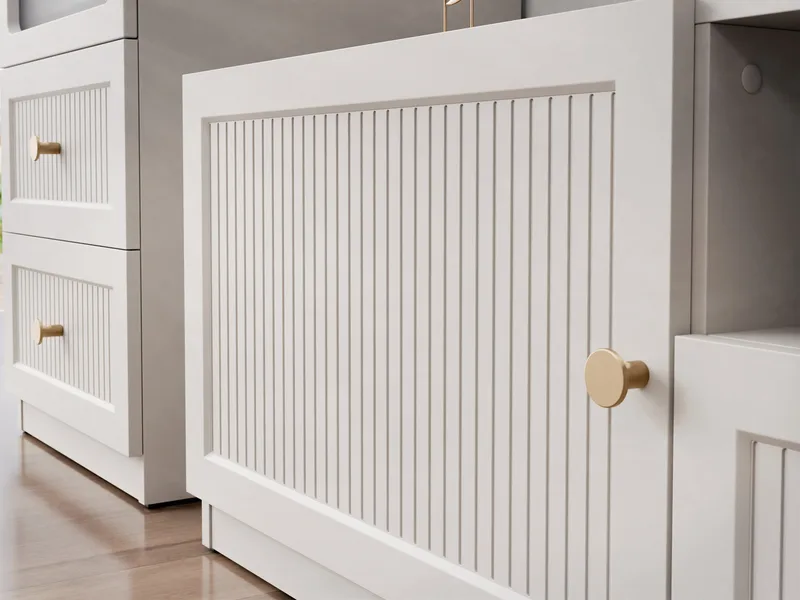 Fayric Tv-bänk 180 cm - Beige - Möbler - TV- & Mediamöbler - TV bänk & mediabänk