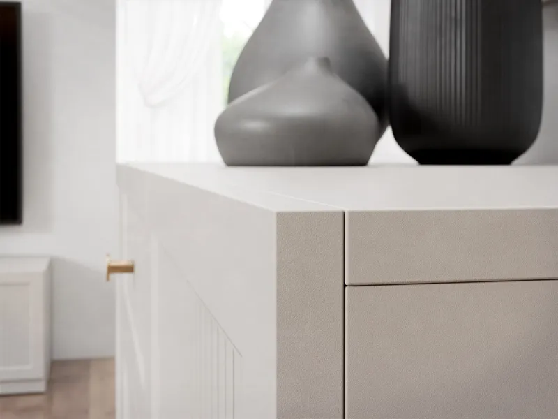 Fayric Tv-bänk 180 cm - Beige - Möbler - TV- & Mediamöbler - TV bänk & mediabänk