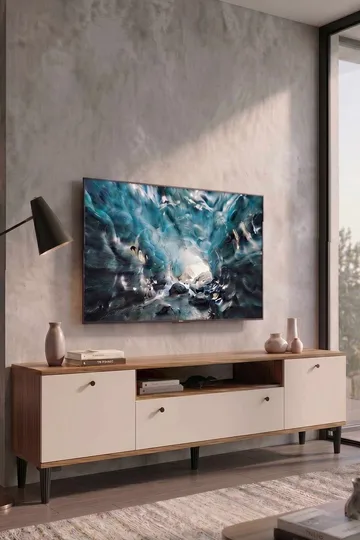 Fenvik TV-bänk 180x55x44,5 cm - Valnöt - Möbler - TV- & Mediamöbler - TV bänk & mediabänk
