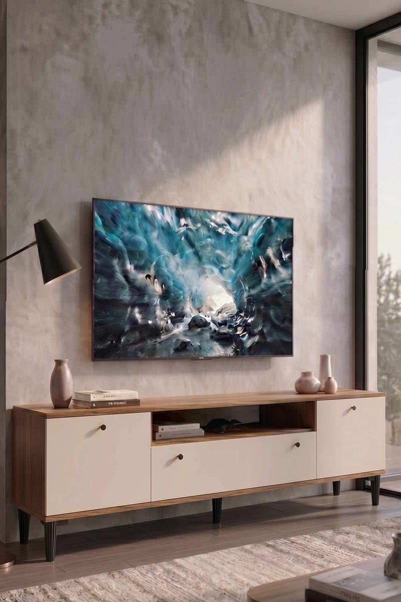 Fenvik TV-bänk 180x55x44,5 cm - Valnöt - Möbler - TV- & Mediamöbler - TV bänk & mediabänk