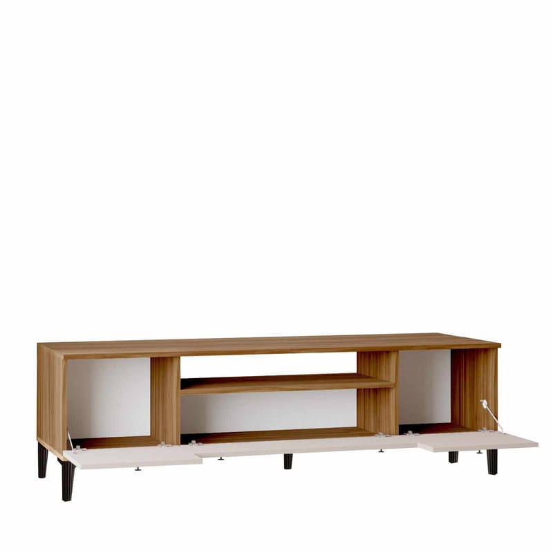 Fenvik TV-bänk 180x55x44,5 cm - Valnöt - Möbler - TV- & Mediamöbler - TV bänk & mediabänk