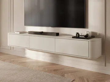 Fjora Tv-bänk 200 cm - Beige - Möbler - TV- & Mediamöbler - TV bänk & mediabänk