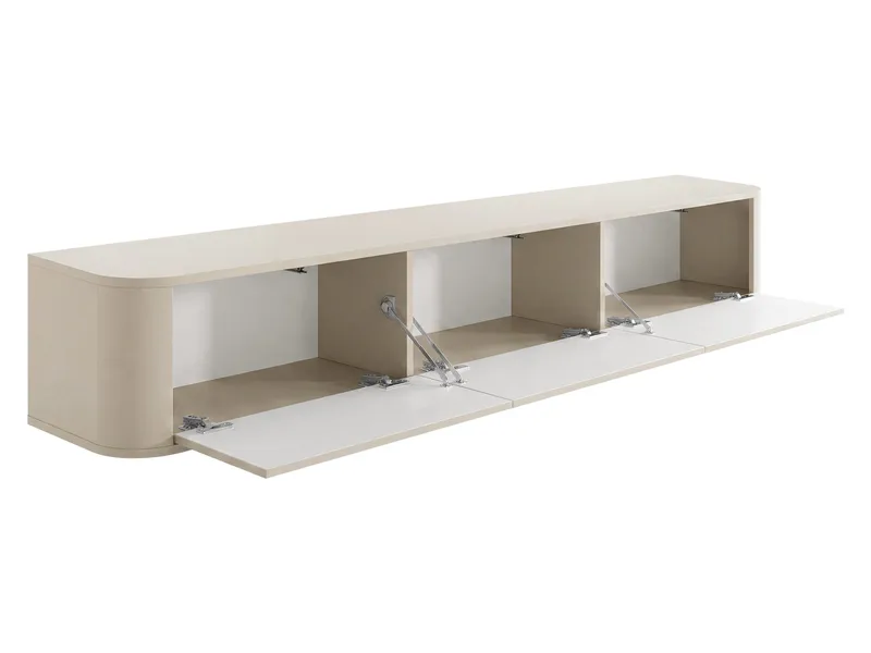 Fjora Tv-bänk 200 cm - Mörkbrun - Möbler - TV- & Mediamöbler - TV bänk & mediabänk