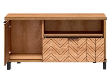 Fonti Golvstående Tv Bänk 118 cm med Förvaring - Brun - Möbler - TV- & Mediamöbler - TV bänk & mediabänk
