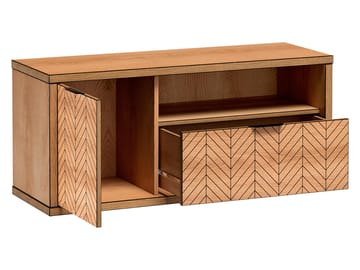 Fonti Tv-bänk 118 cm - Brun - M öbler - TV- & Mediamöbler - TV bänk & mediabänk