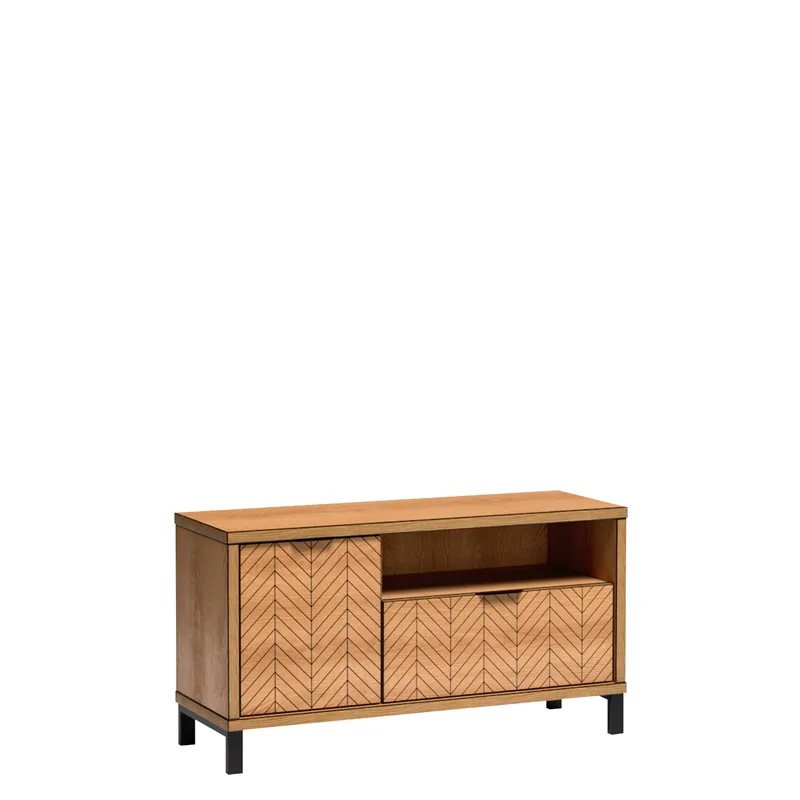Fonti Tv-bänk 118 cm, Brun|svart