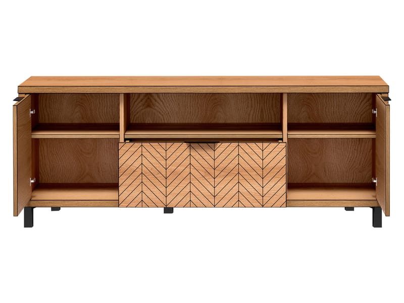 Fonti Tv-bänk 159 cm - Brun|svart - Möbler - TV- & Mediamöbler - TV bänk & mediabänk