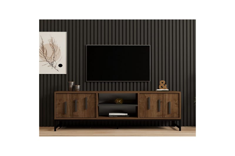 Form Tv-bänk 160 cm - Brun - Möbler - TV- & Mediamöbler - TV bänk & mediabänk
